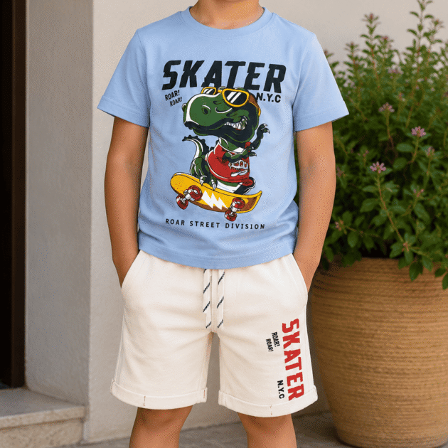 Ensemble T-shirt & Short Garçon